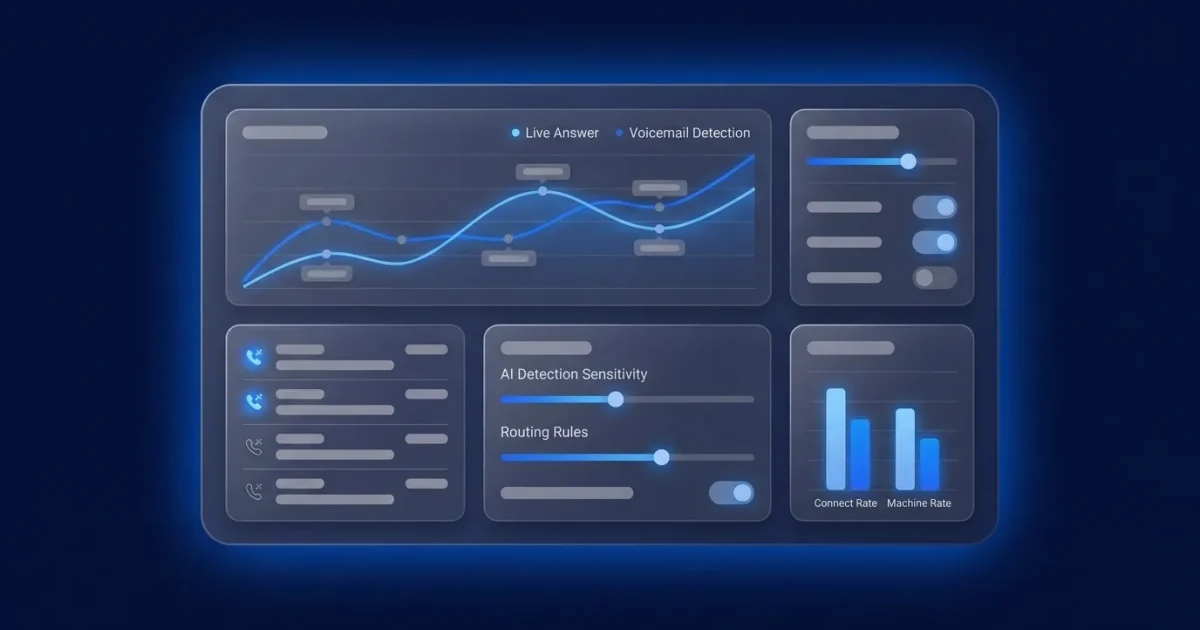 Live Answer vs Voicemail Detection in AI Predictive Dialers