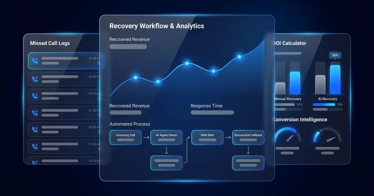 AI Voice Agent Missed Call Recovery | Plura AI