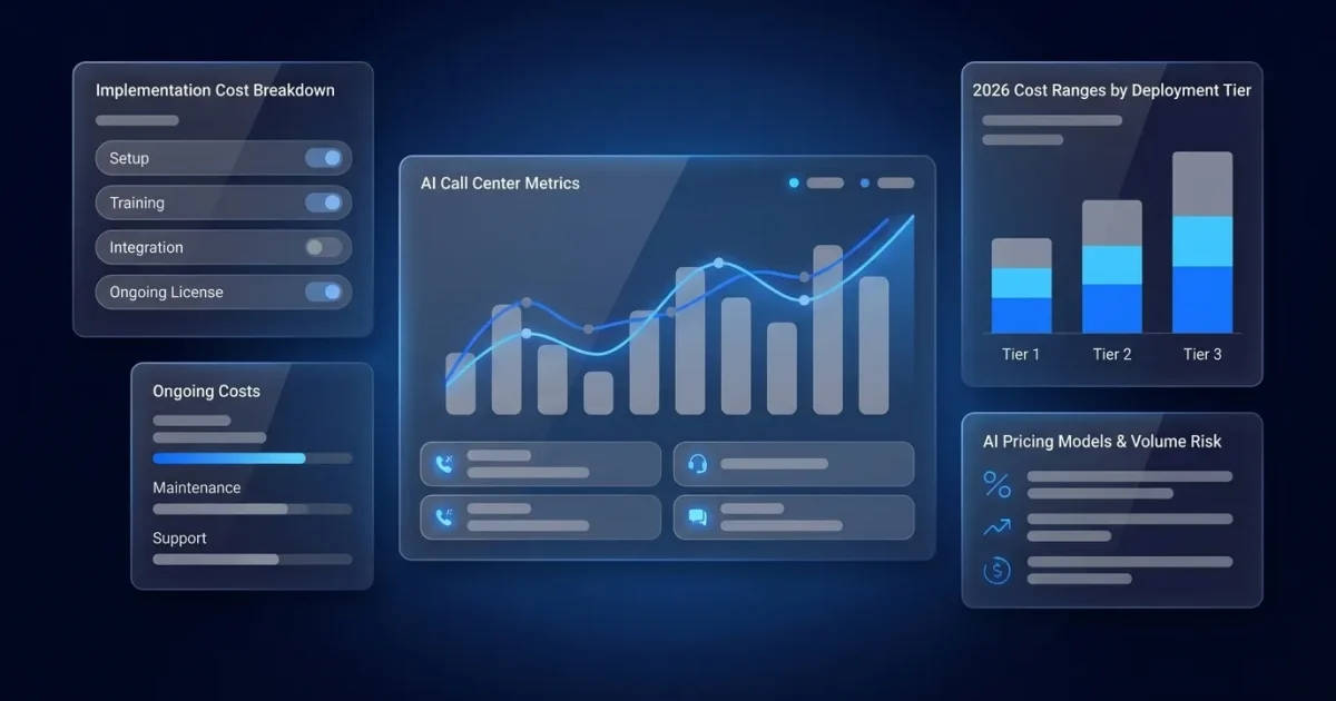 Contact Center AI Implementation Cost: 2026 Budget Guide