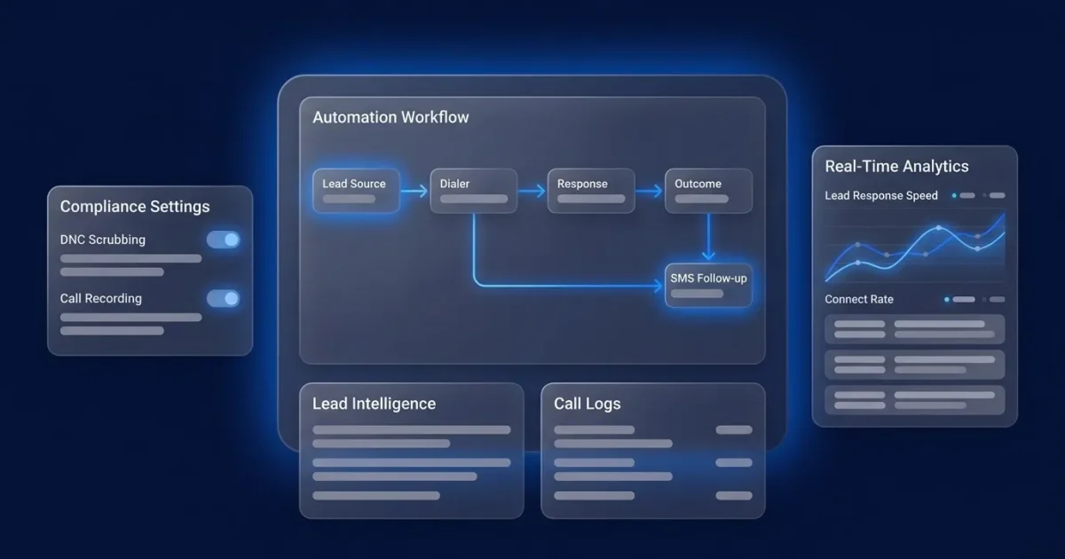 Predictive Dialer Lead Response Automation Workflow