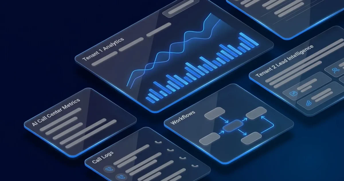 Multi-Tenant Call Center Automation: Isolation and Scale