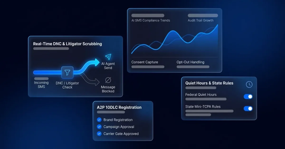 TCPA-Compliant AI SMS CRM: The Deterministic Gate